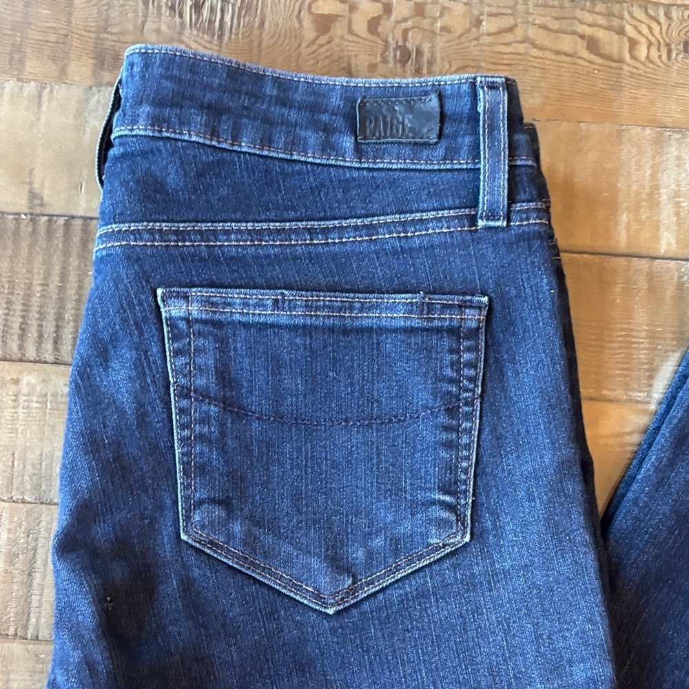 Paige Women's Blue Manhattan Jeans - Picture 5 of 12